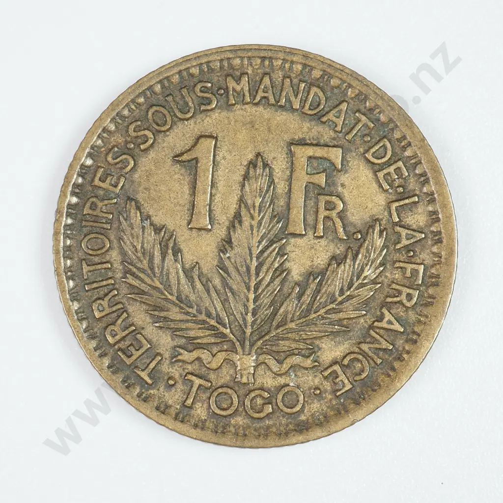 Togo 1925 One Franc Image 1++