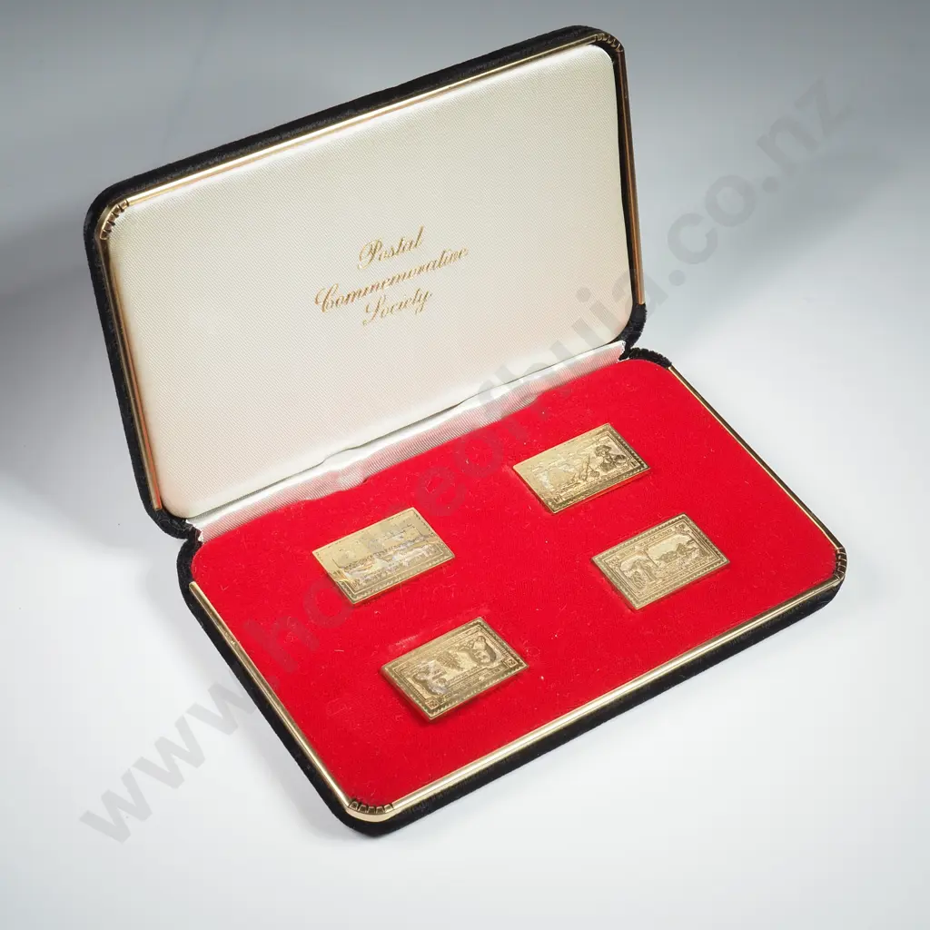 Four New Zealand Postal Commemorative Society Silver Bars - 37.8 Grams Image 1++