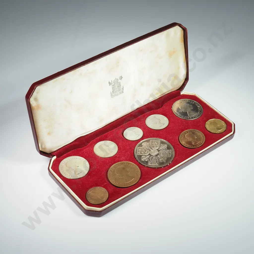 UK 1953 Coronation Proof Coin Set  Image 1++