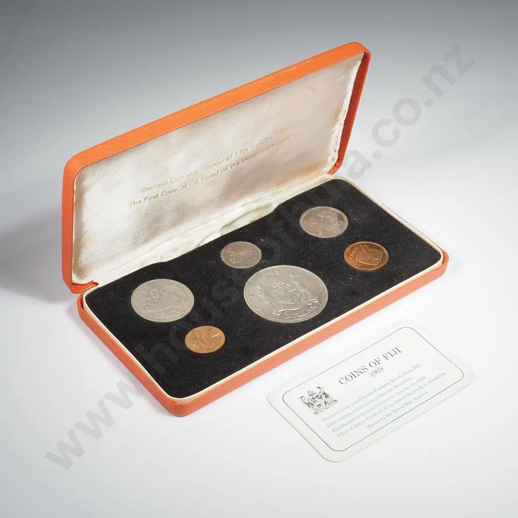 1969 Fiji Proof Coin Set Image 1++