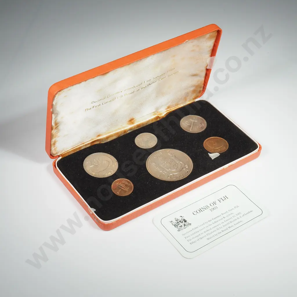 Fiji 1969 Proof Coin Set Image 1++
