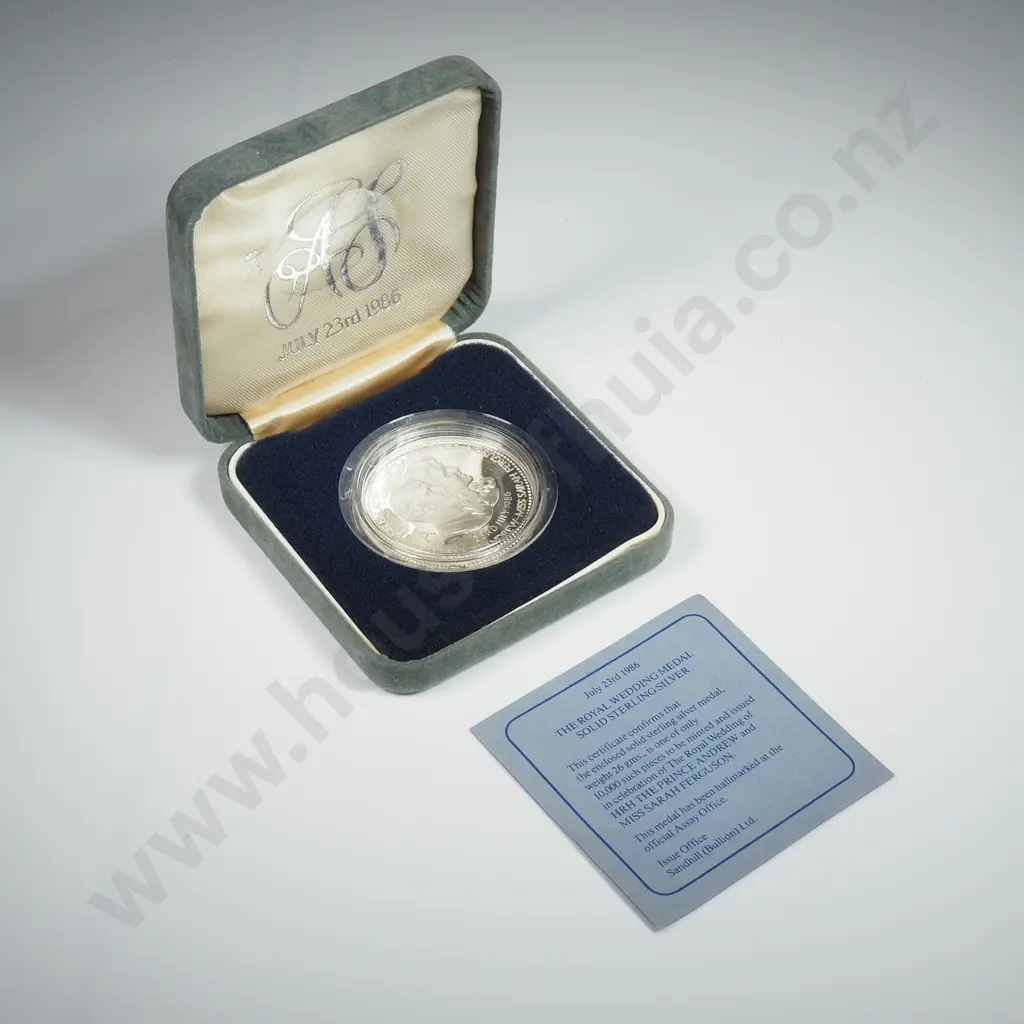 GB 1986 Sterling Silver ROyal Wedding Coin Image 1++