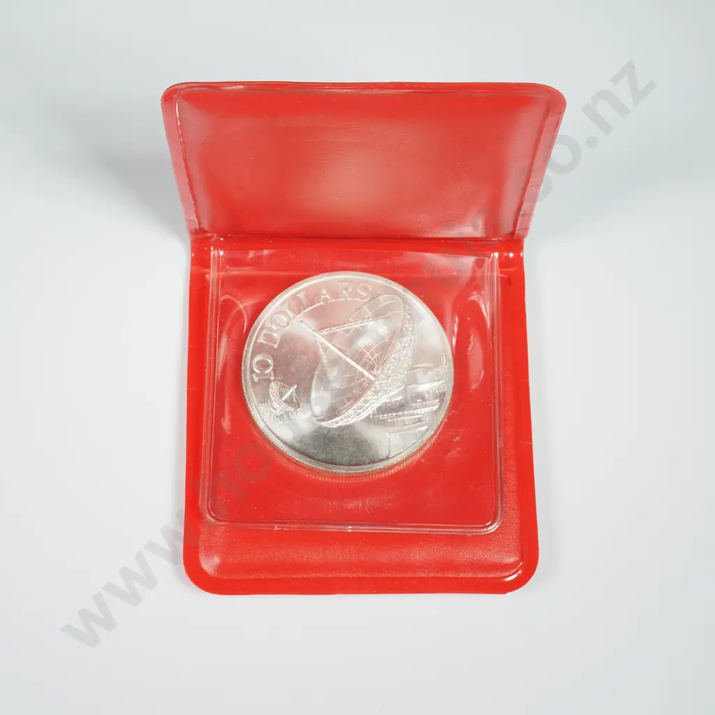 1978 Singapore $10 Coin - 50% Silver Image 1++