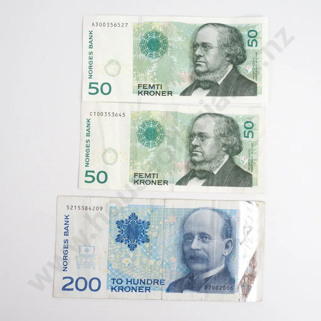 Norway Notes, Face Value 300 Kroner, CV$53 Image 1++