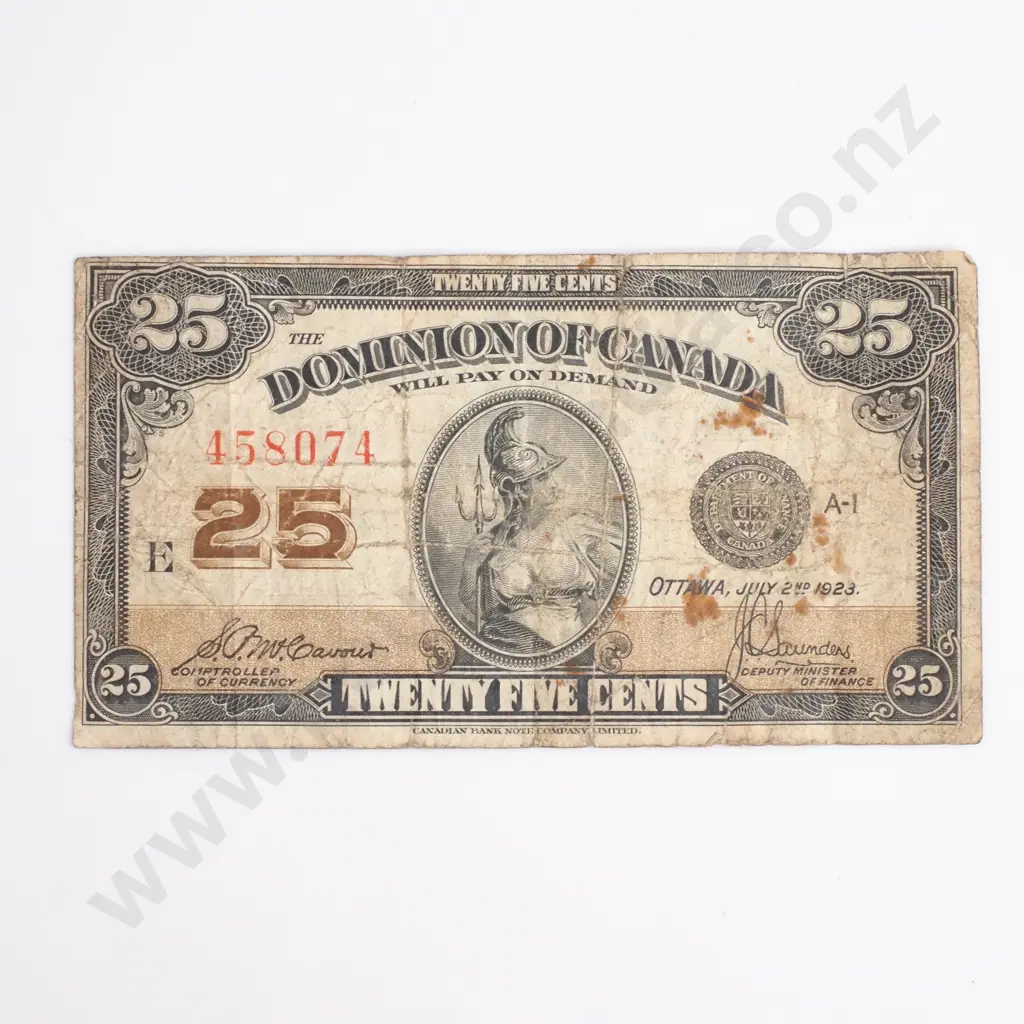 Canada 1923 25 Cents Image 1++