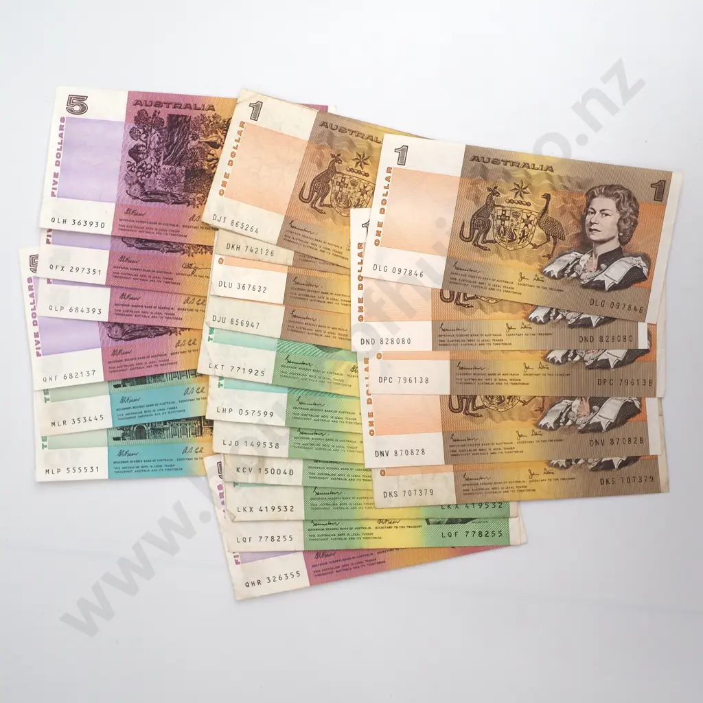 Australian Paper Notes, Face Value $68, CV$81 Image 1++