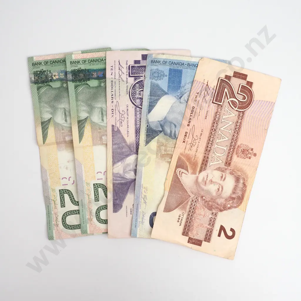 Canadian Paper Notes, Face Value $57, CV$70 Image 1++