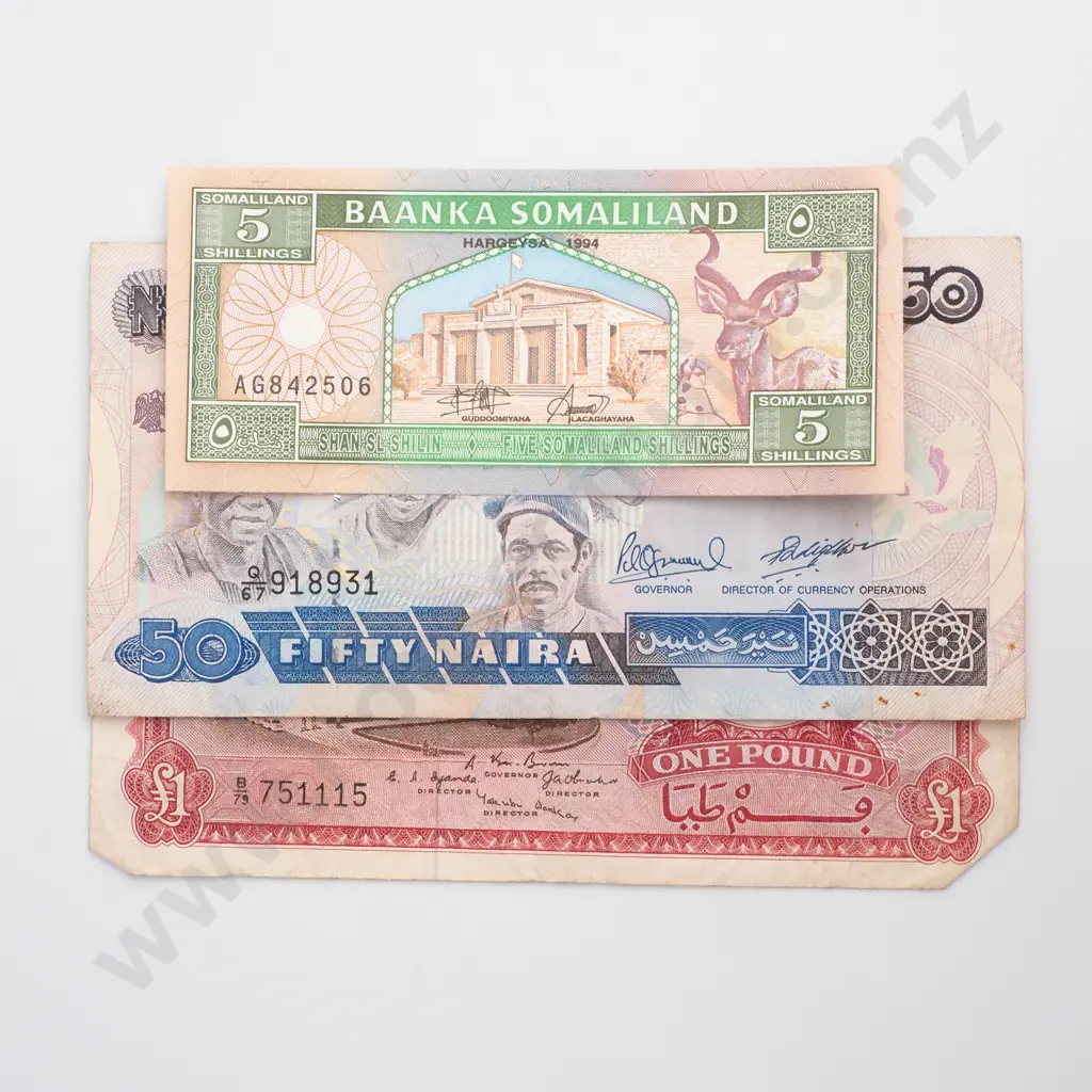 Assorted  Africa Banknotes  Image 1++