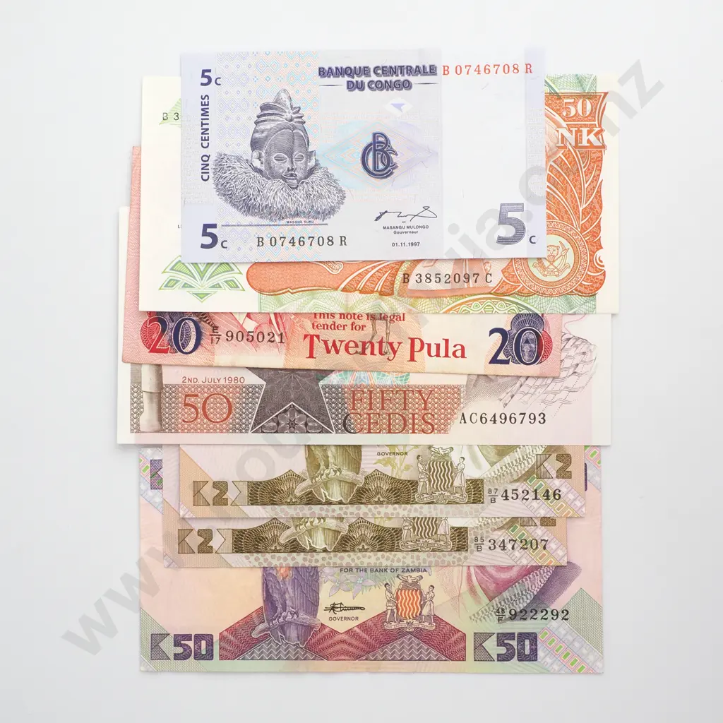 Assorted Central Africa Banknotes  Image 1++