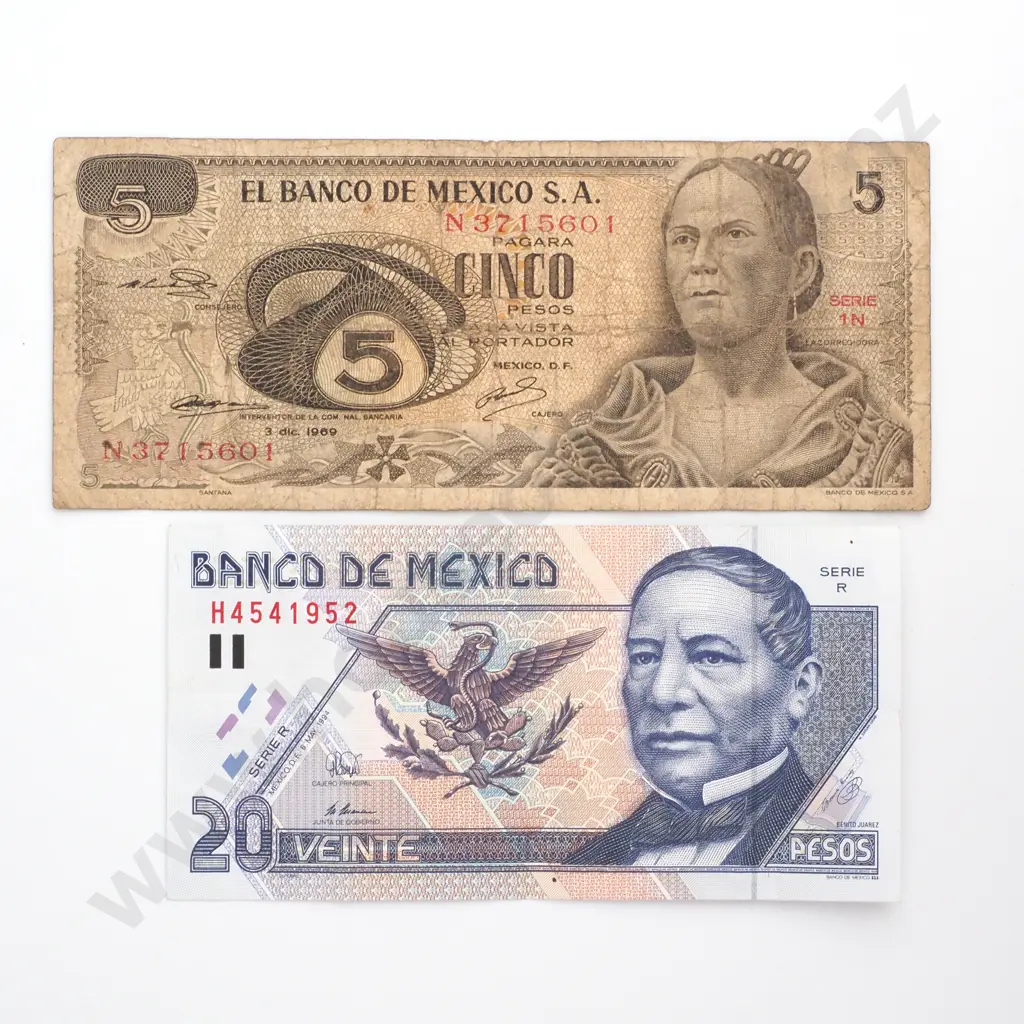 Two Peso Banknotes  Image 1++
