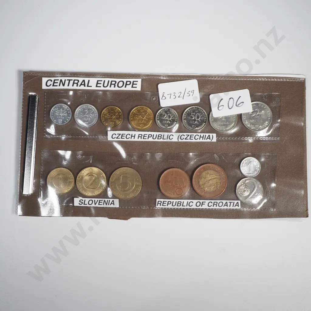 Central European Circulation Coins Image 1++