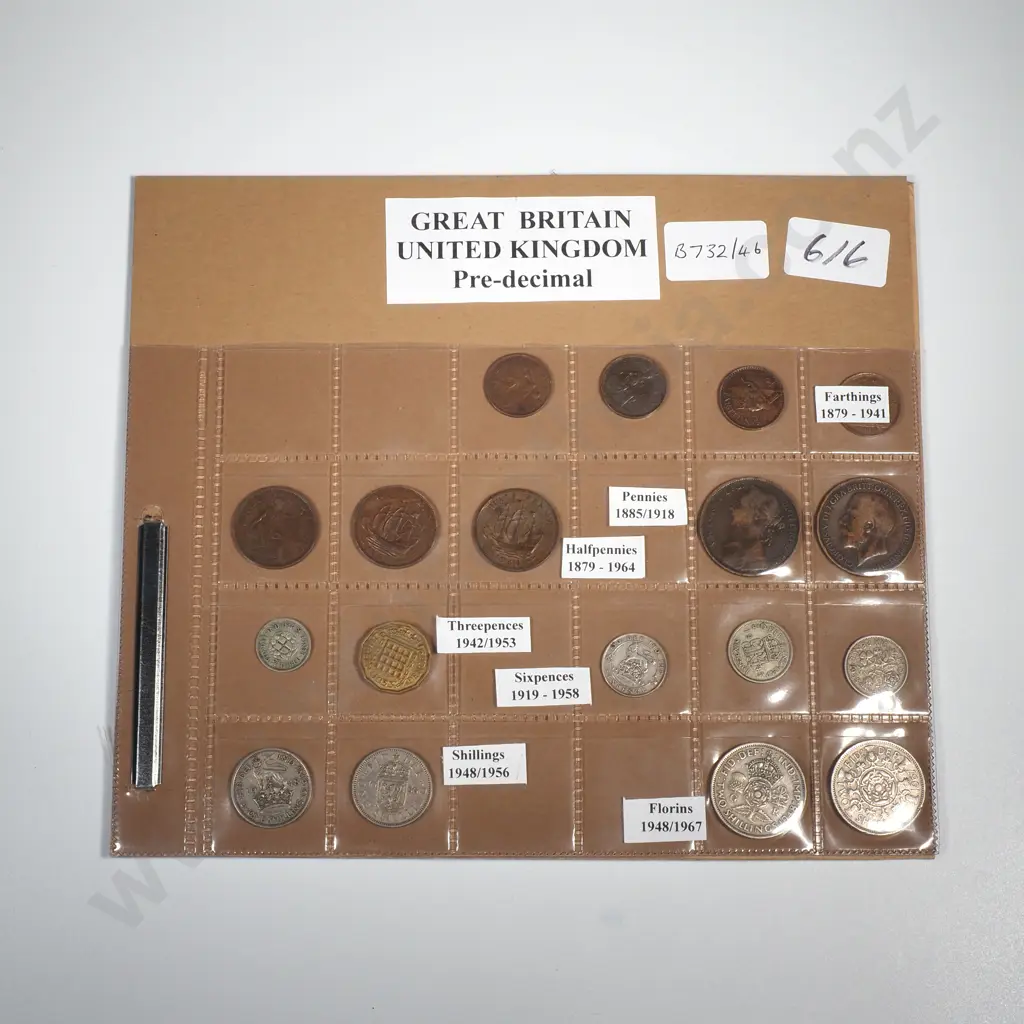 UK Circulation Coins including 1885 Penny Image 1++