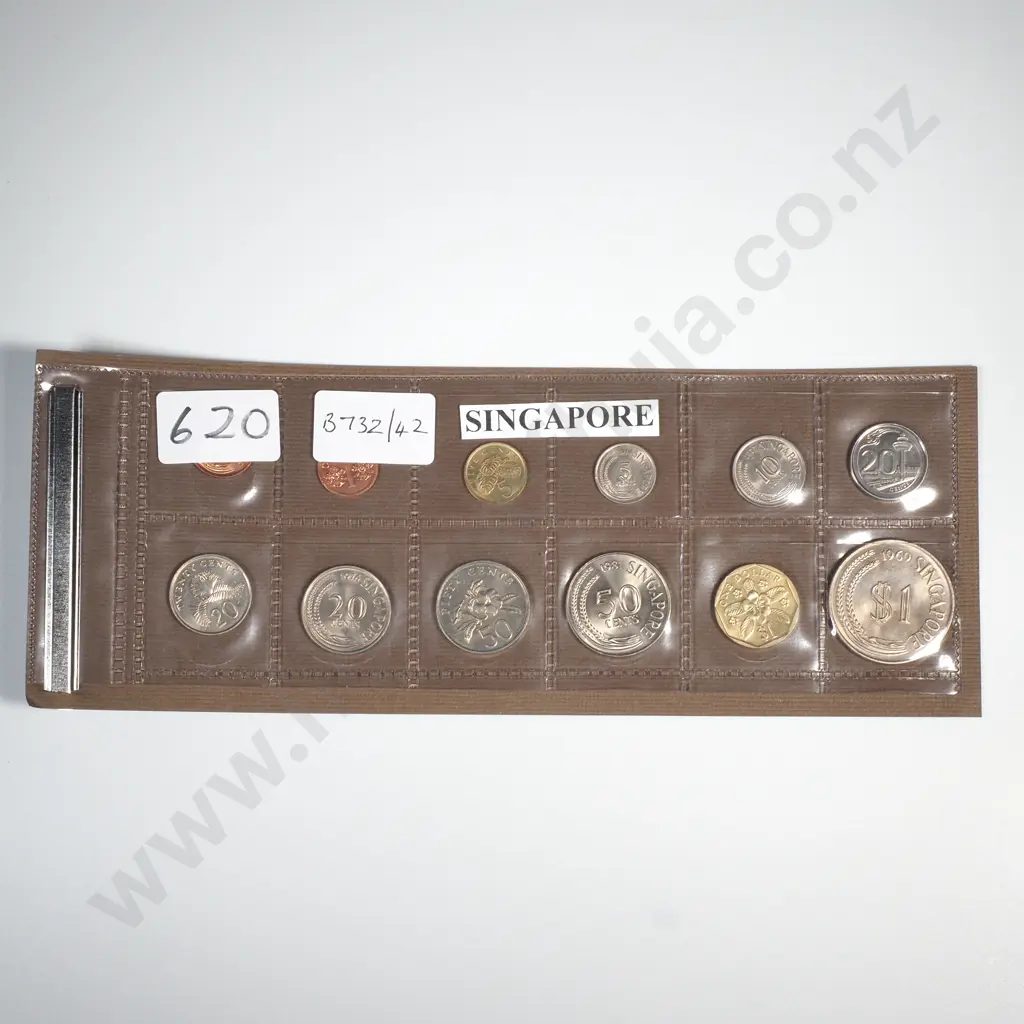 Singapore Circulation Coins - First and Second Series sets Image 1++