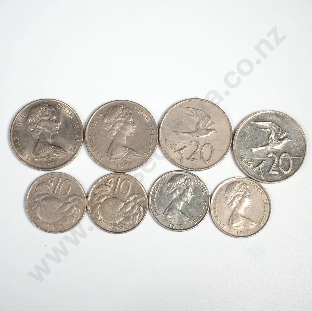 Assorted Cook Islands Coins Image 1++
