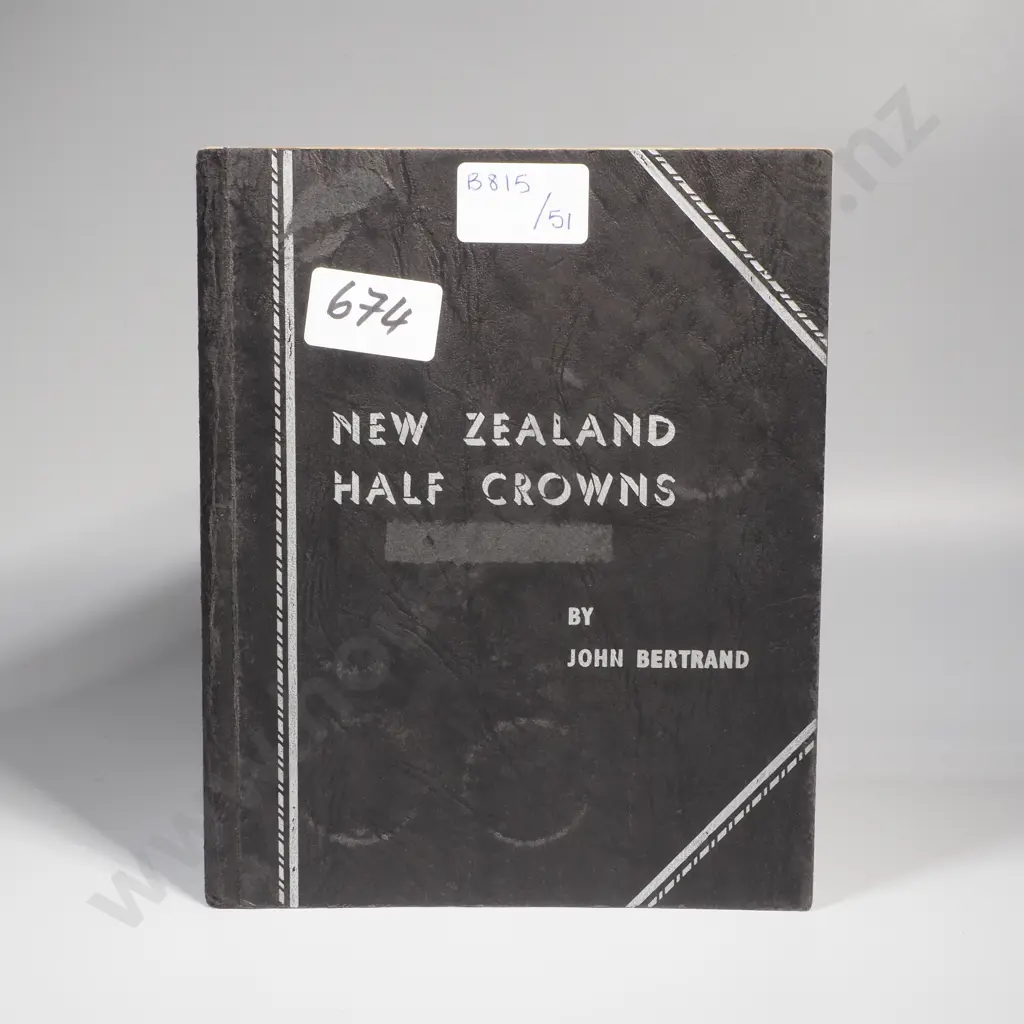 John Bertrand NZ Half Crown Coin Folder Image 1++