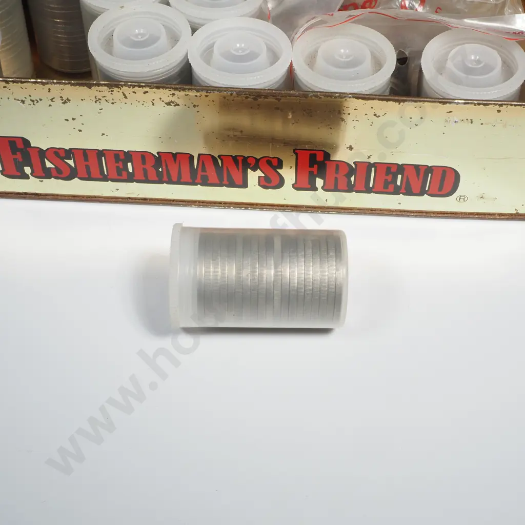 Vintage Tin Containing Large Lot of Pre Decimal NZ Coins  Image 1++