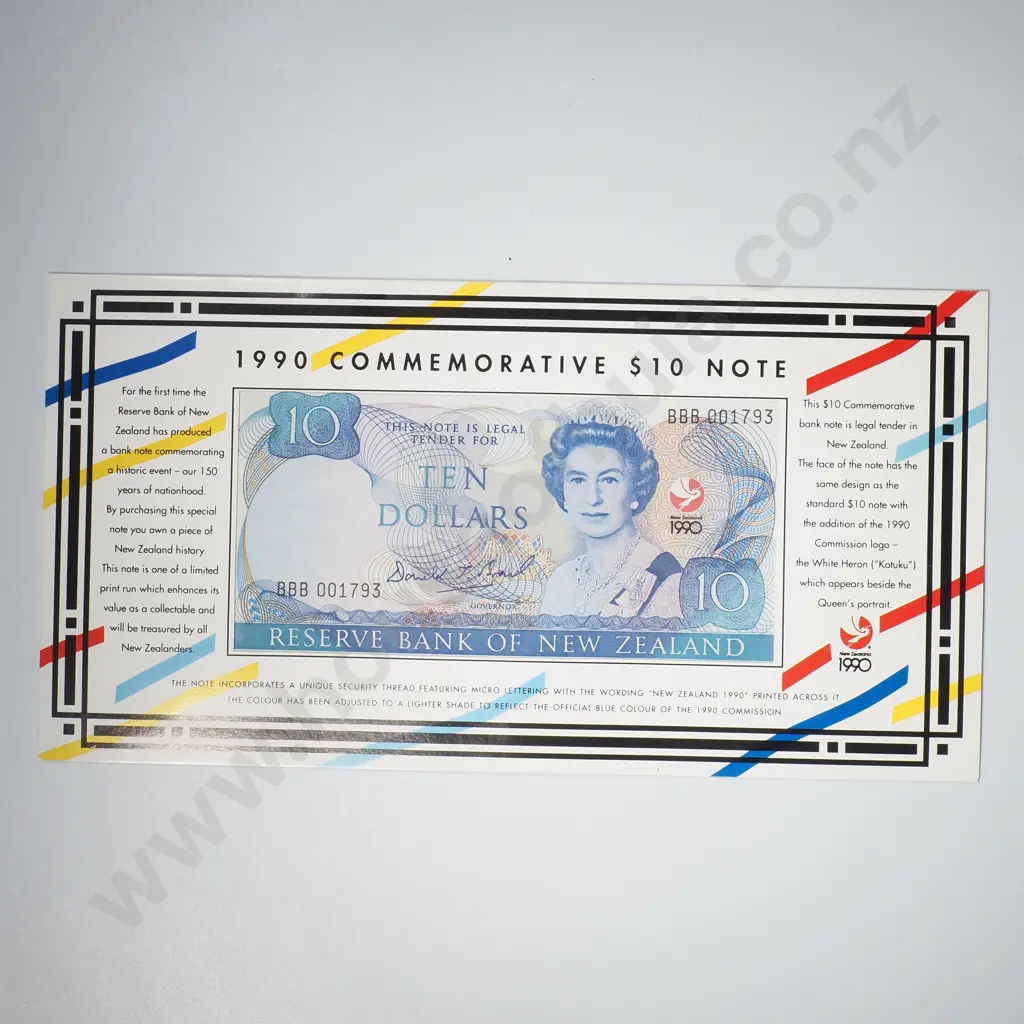 1990 Commemorative $10 Note Set  Image 1++