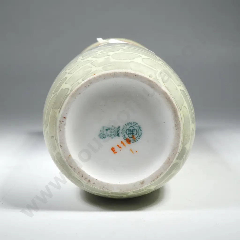 Royal Doulton Porcelain Cylinder Shaped Vase w 'Jackdaw of Rheims' Image 1++