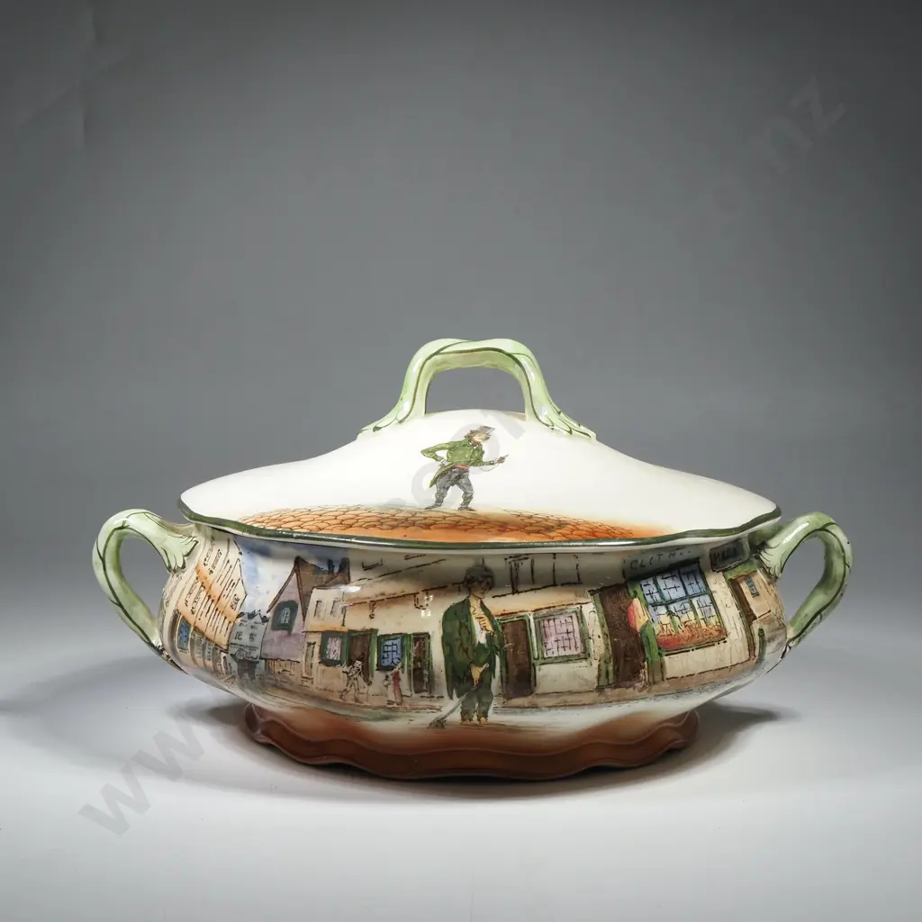 Royal Doulton 'Every Dog Has its Day, And Every Man Has His Hour', Golfing Series Plate Image 1++