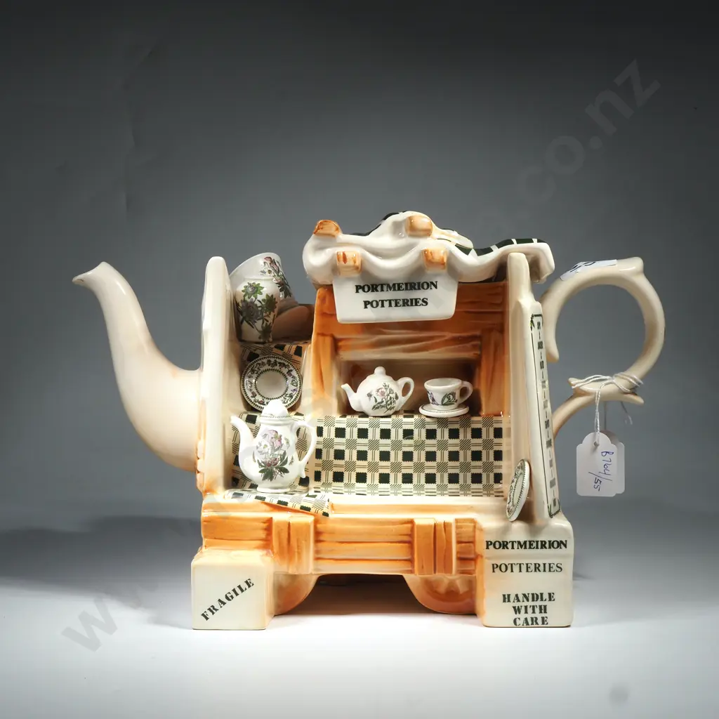 Portmeirion Botanic Garden ' China Stall' Teapot  Designed by Paul Cardew Image 1++