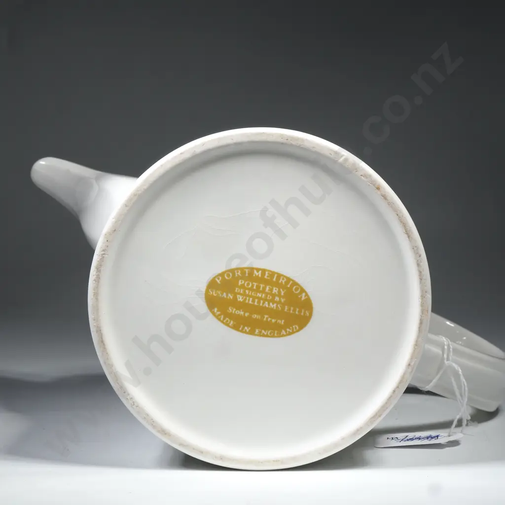 Large Portmeirion Botanic Garden Coffee Or Teapot w Convolvulus & Butterflies Image 1++