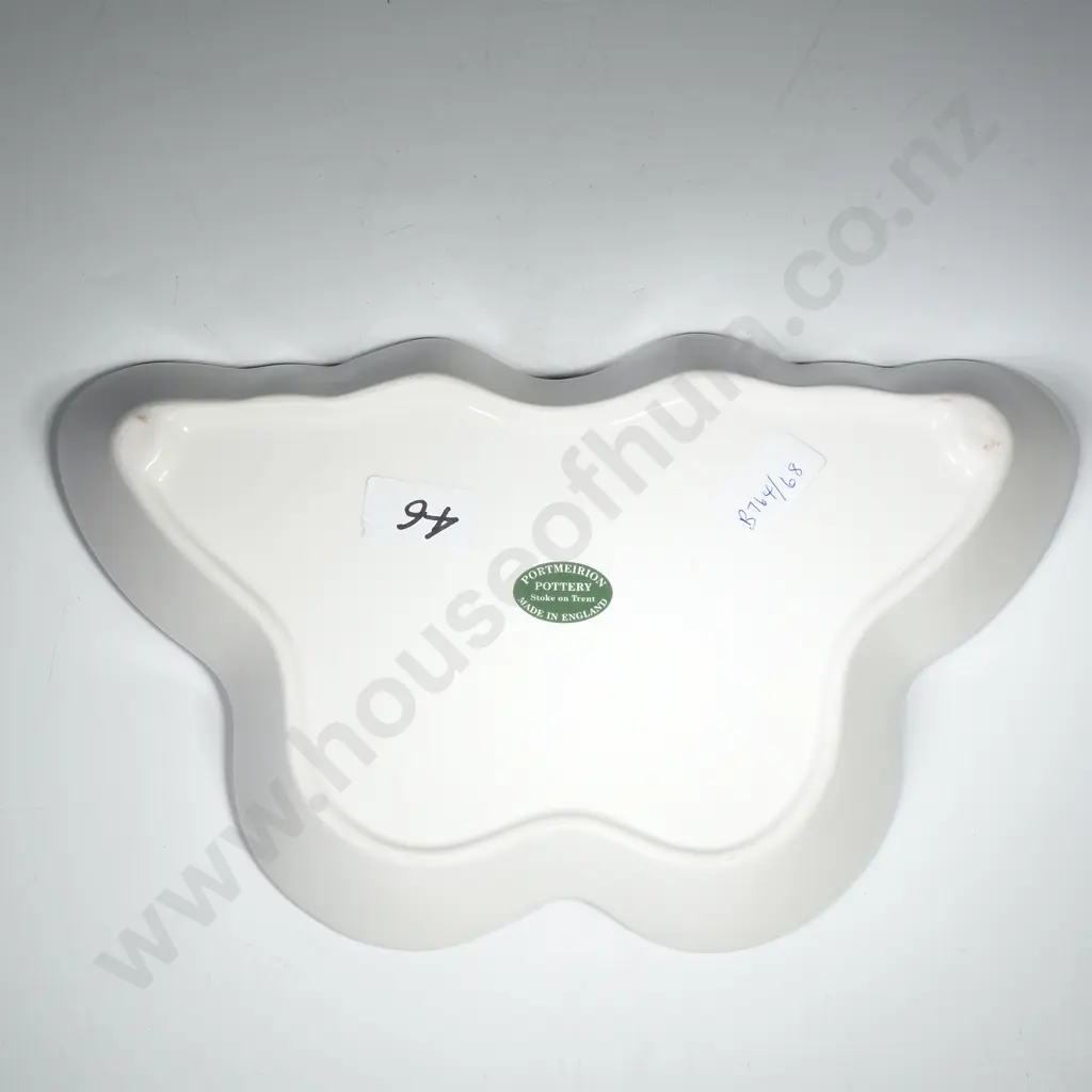 Portmeirion Botanic Garden Butterfly Shaped Dish 'Bellis Perennis' Image 1++