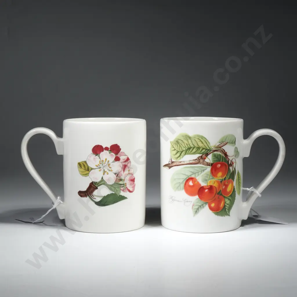 Two Portmeirion Coffee Mugs in the Pomona Pattern Image 1++