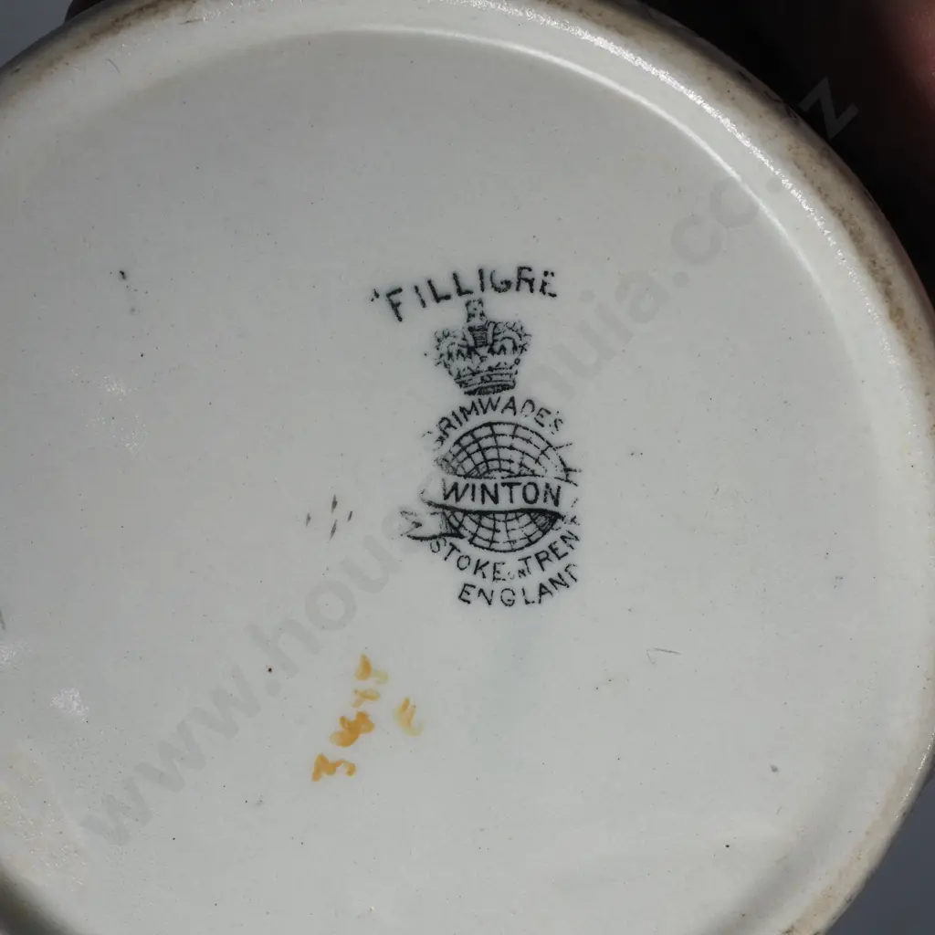 Winton Grimwades 'Filigree' Jug & a Losol Ware Hexagonal 'Denham' Jug Image 1++