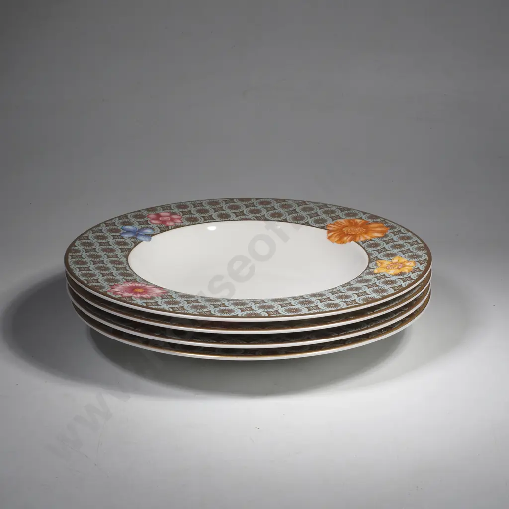 Four Large Villeroy & Boch Aureus Dessert Bowls Image 1++