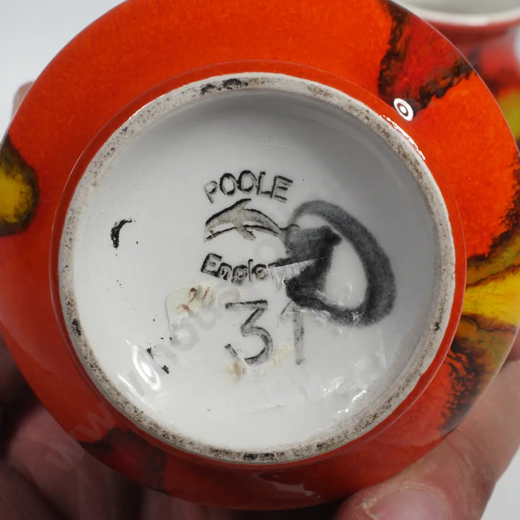 Poole Pottery Delphis Shape 31 Small Vase by Andree Fontana Image 1++