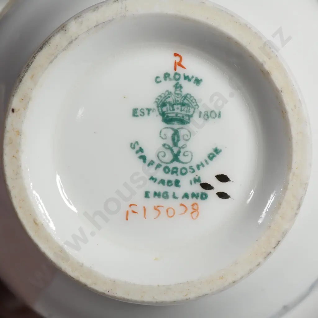 English Fine Bone China Trios x 5 Image 1++