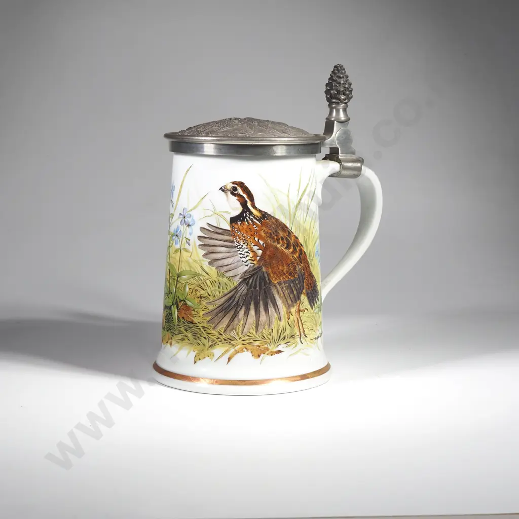 Vintage 'The Bobwhite Quail' Ltd Edition Beer Stein - Franklin Mint Image 1++