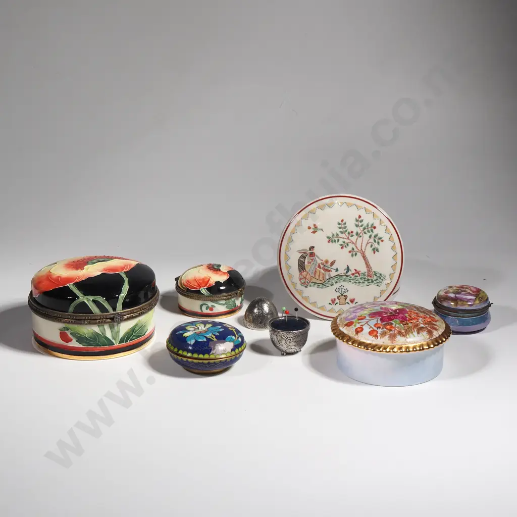 Assorted Trinket Boxes, Old Tupton Ware, Aynsley, etc Image 1++
