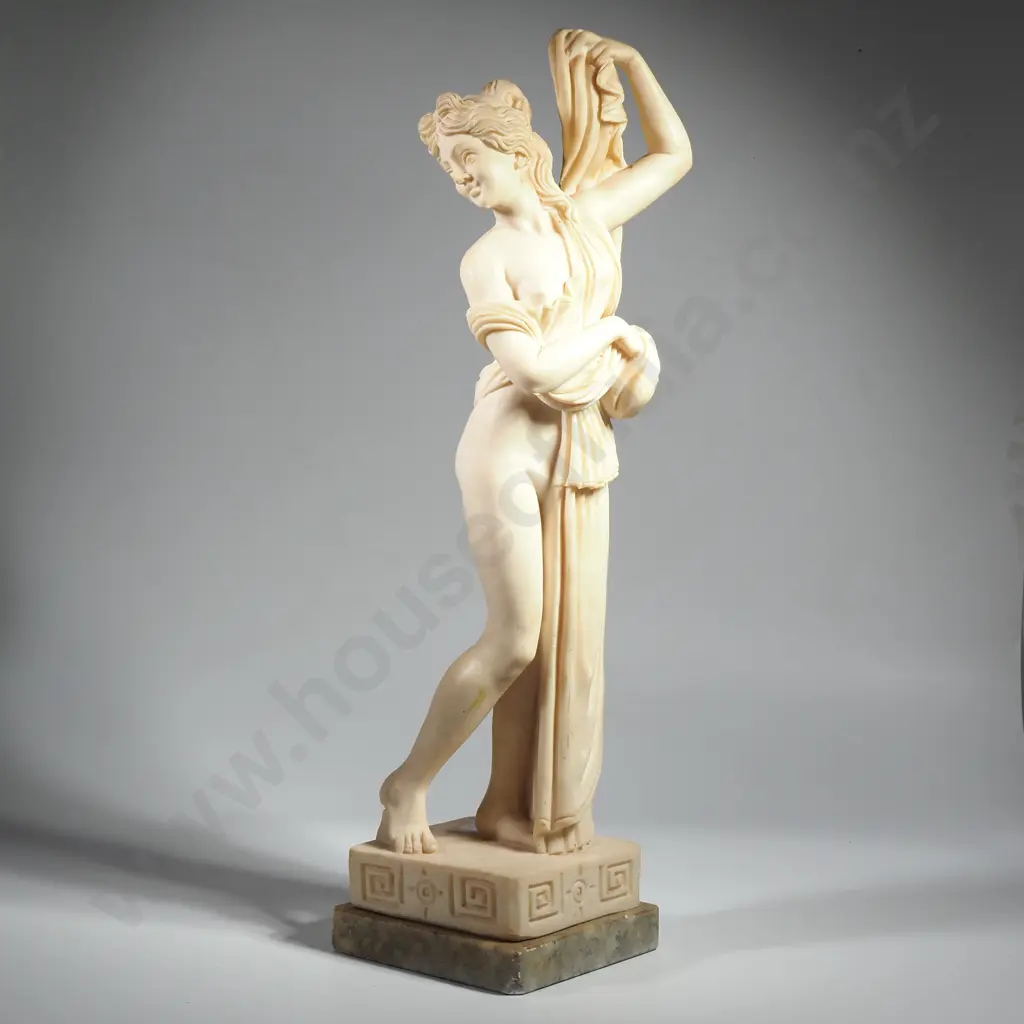Vintage Aphrodite Figure on Stone Base a/f Image 1++