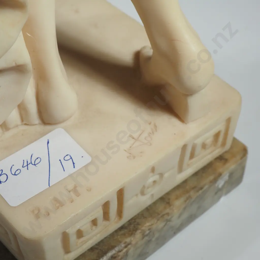 Vintage Aphrodite Figure on Stone Base a/f Image 1++