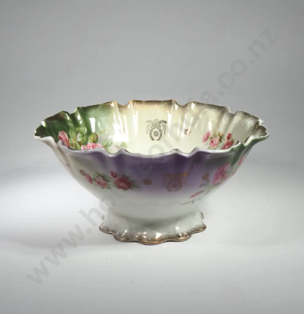 Antique Continental Porcelain Bowl - K. Steinmann, Silesia ( Now Poland) Image 1++