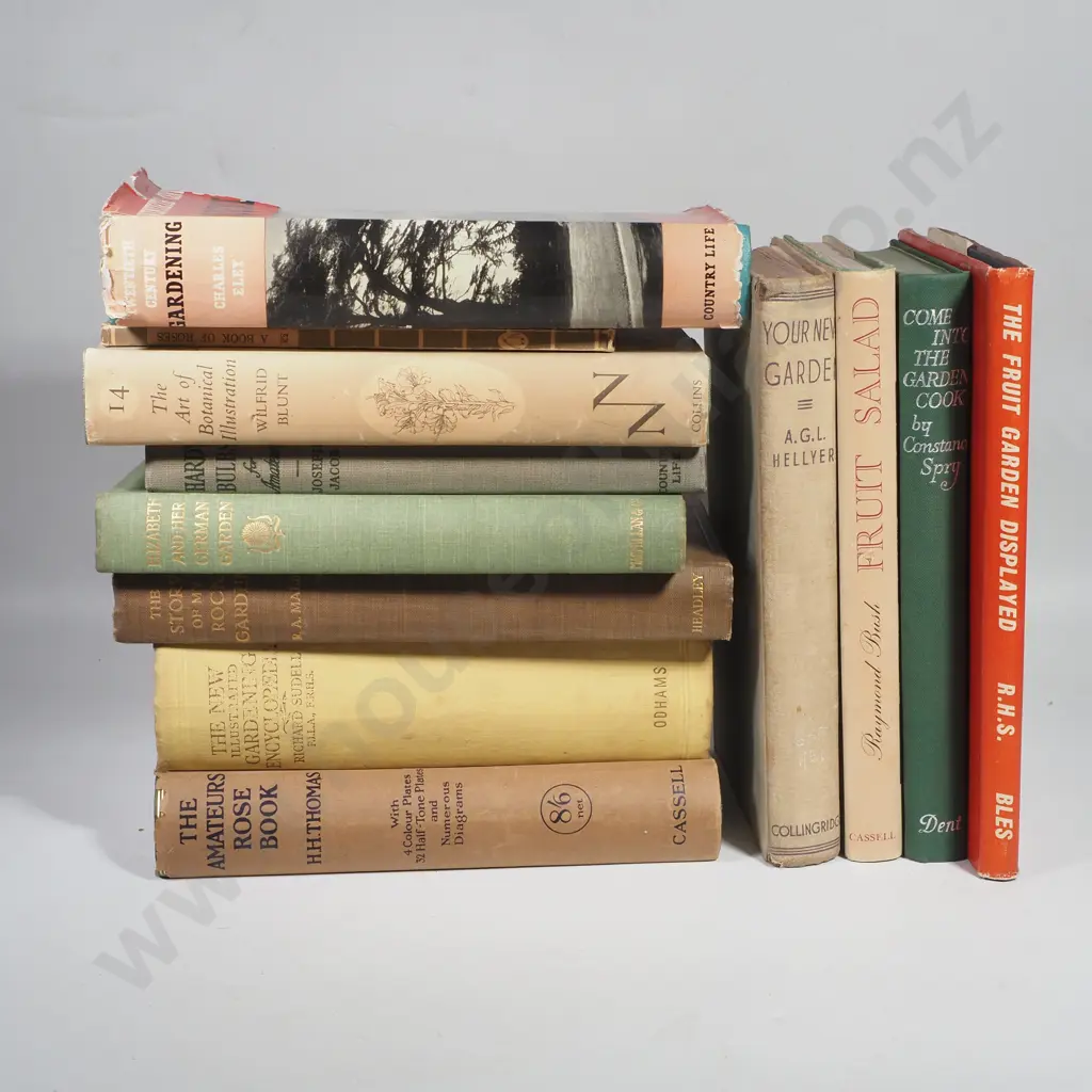Collection of Books  on The Garden & Flowers Image 1++