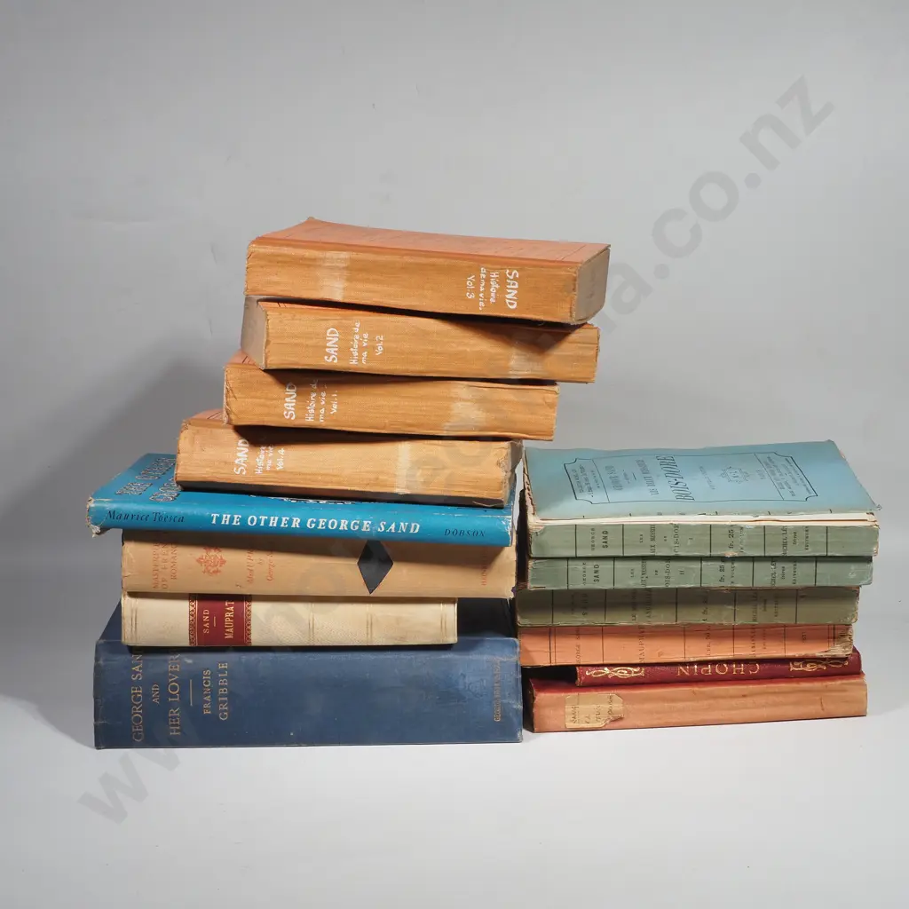 Collection of Books About & By George Sand, Some Written in French Image 1++