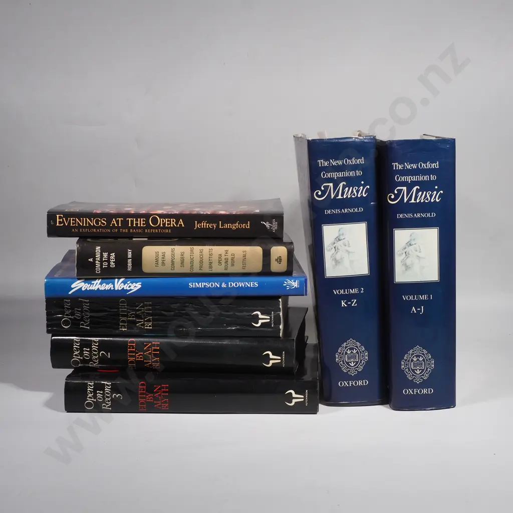 Collection of Books About Music & The Opera including 'The New Oxford Companion to Music Vol 1&2 Image 1++