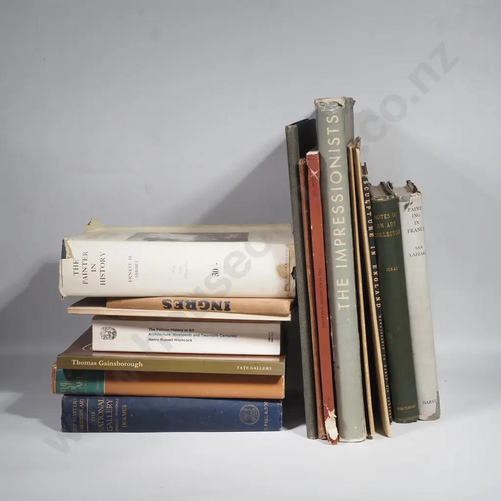 Collection of Art History Books, Especially Related to Impressionist Artists Image 1++