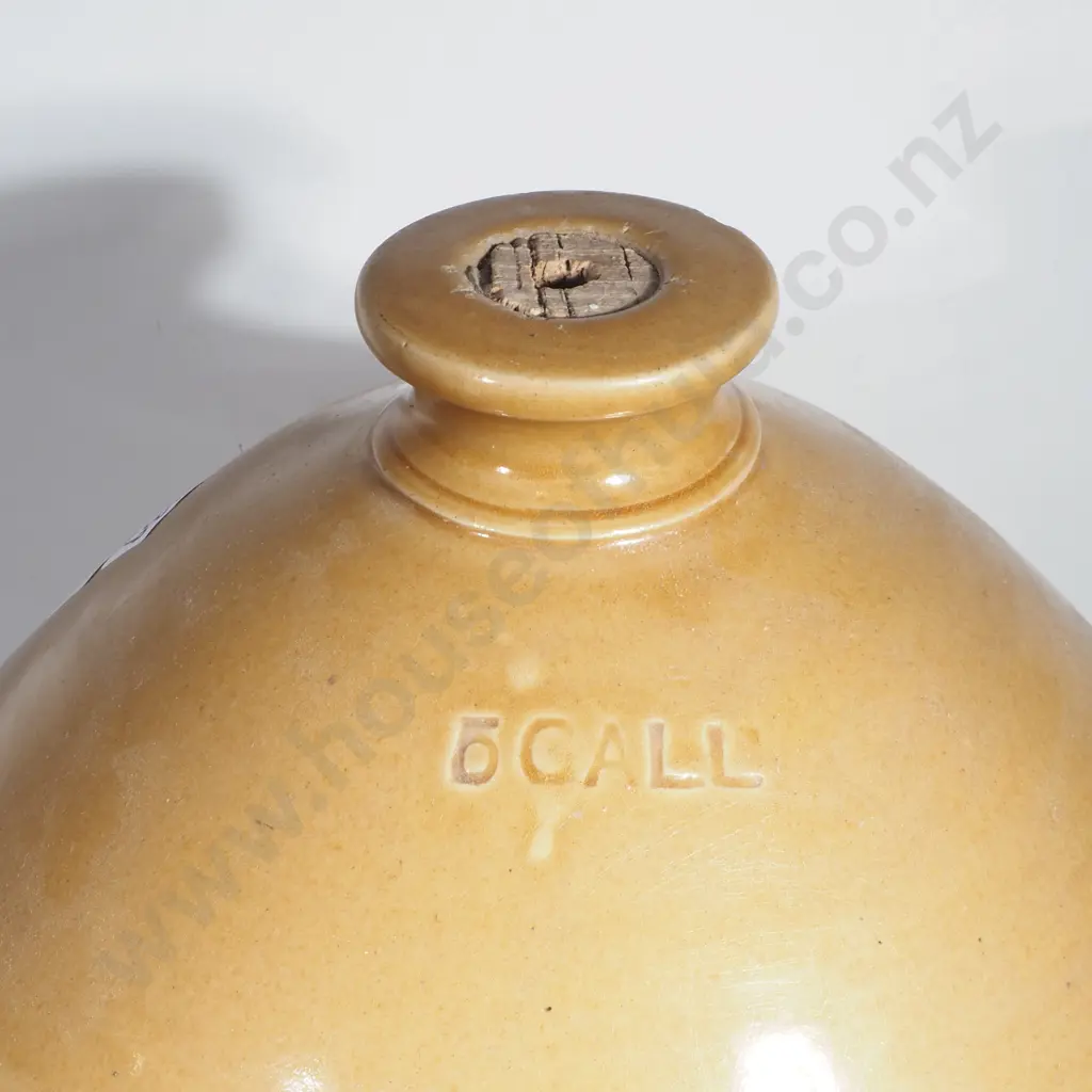 Large Two Tone Stoneware Crock - 5 Gallons a/f Image 1++