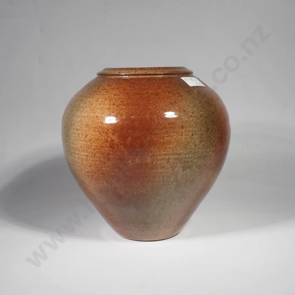 John Kalb NZ Pottery Vase in Brown Tones Image 1++
