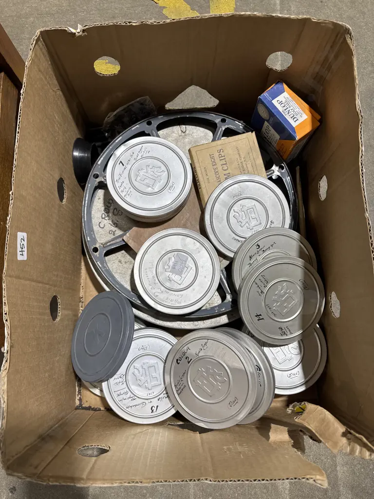 Assorted Box Of Classic Film Reels  Image 1++