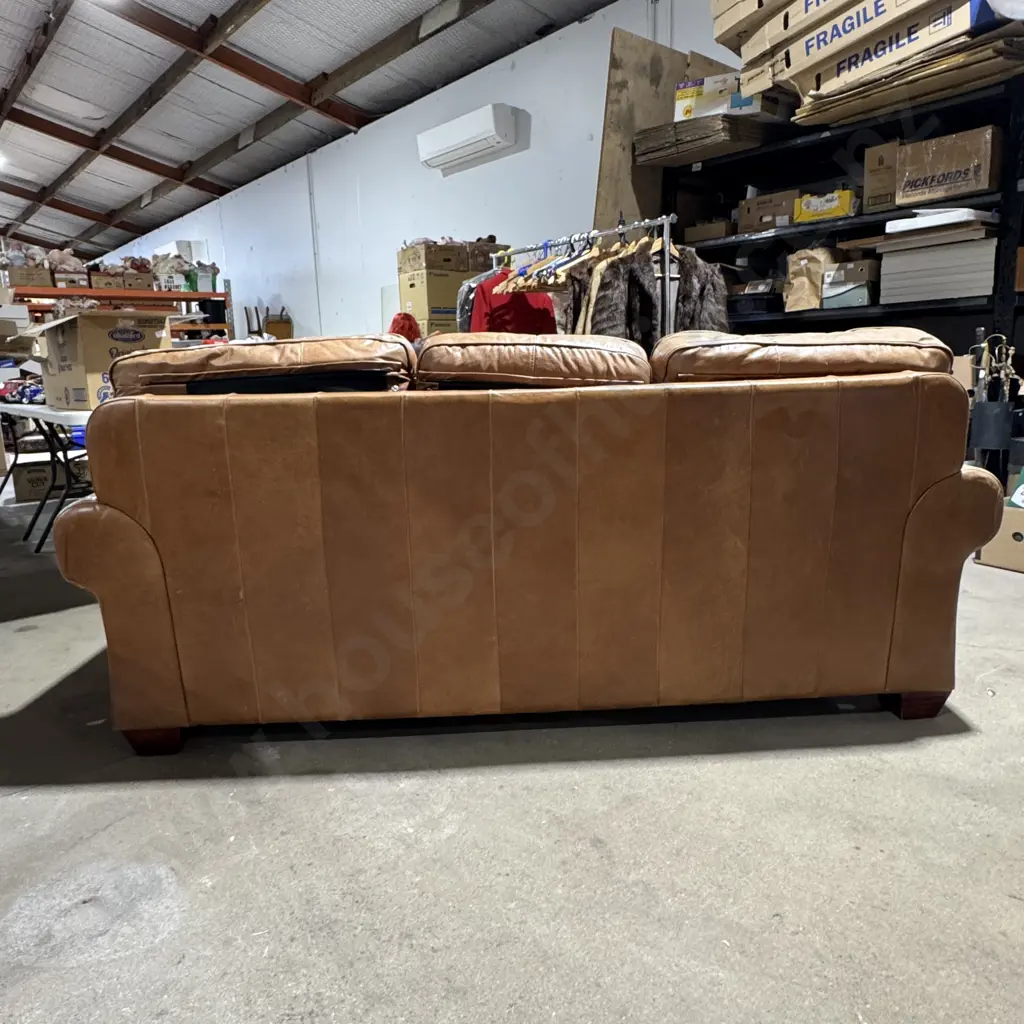 3 Piece Leather Lounge Suite Image 1++