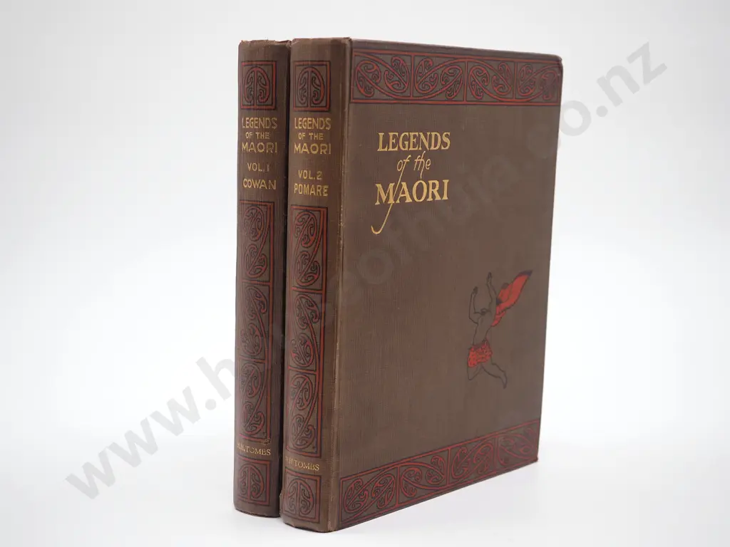 "Legends of The Maori" By Sir Maui Pomare & James Cowan First Edition Image 1++