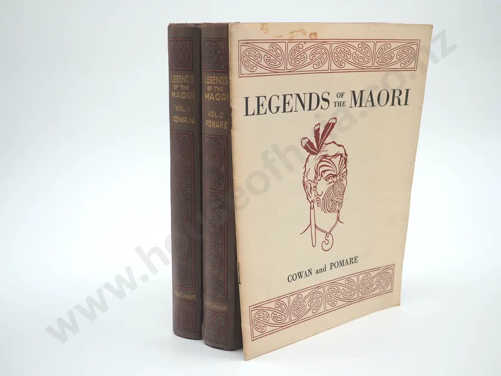 "Legends of The Maori" By Sir Maui Pomare & James Cowan First Edition Image 1++