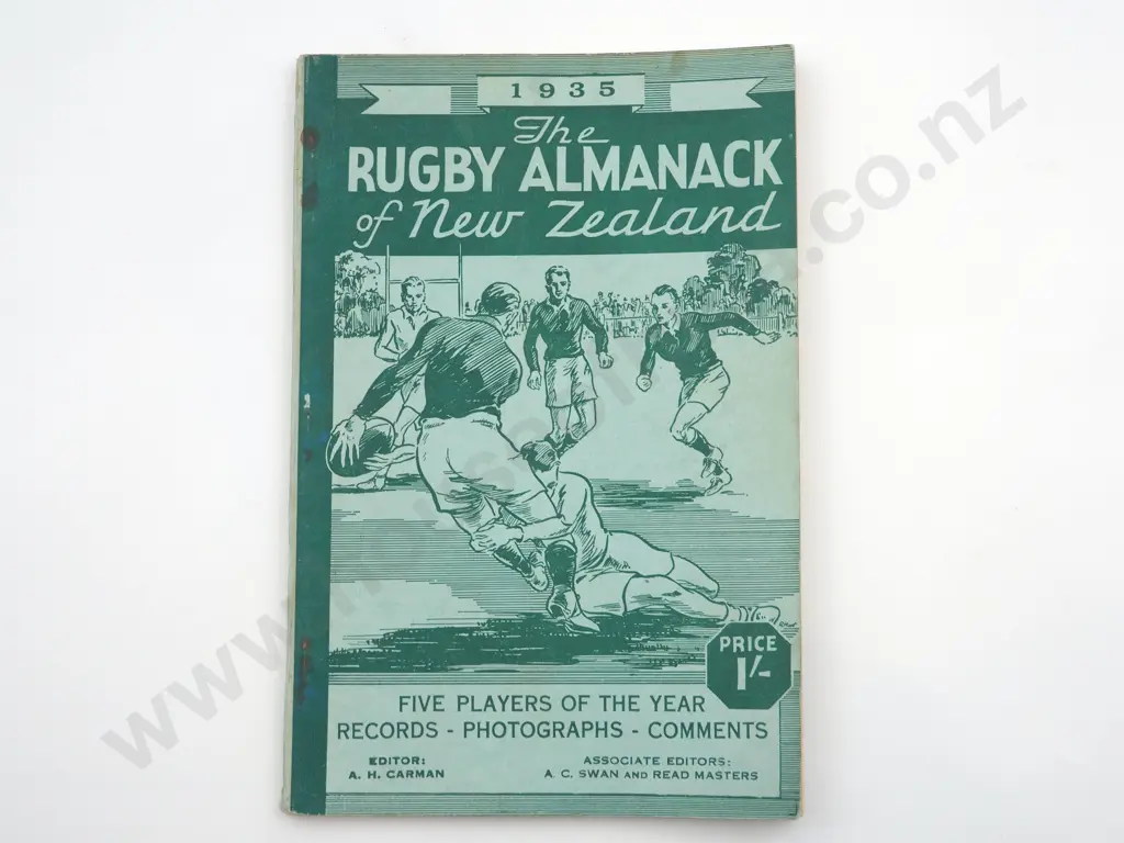The Rugby Almanack of New Zealand 1935 Image 1++