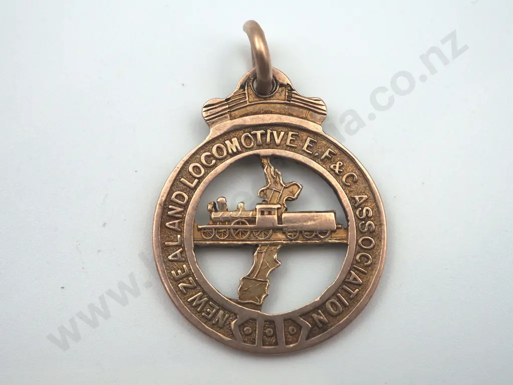 New Zealand Locomotive E F & C Association in 9ct Gold Image 1++