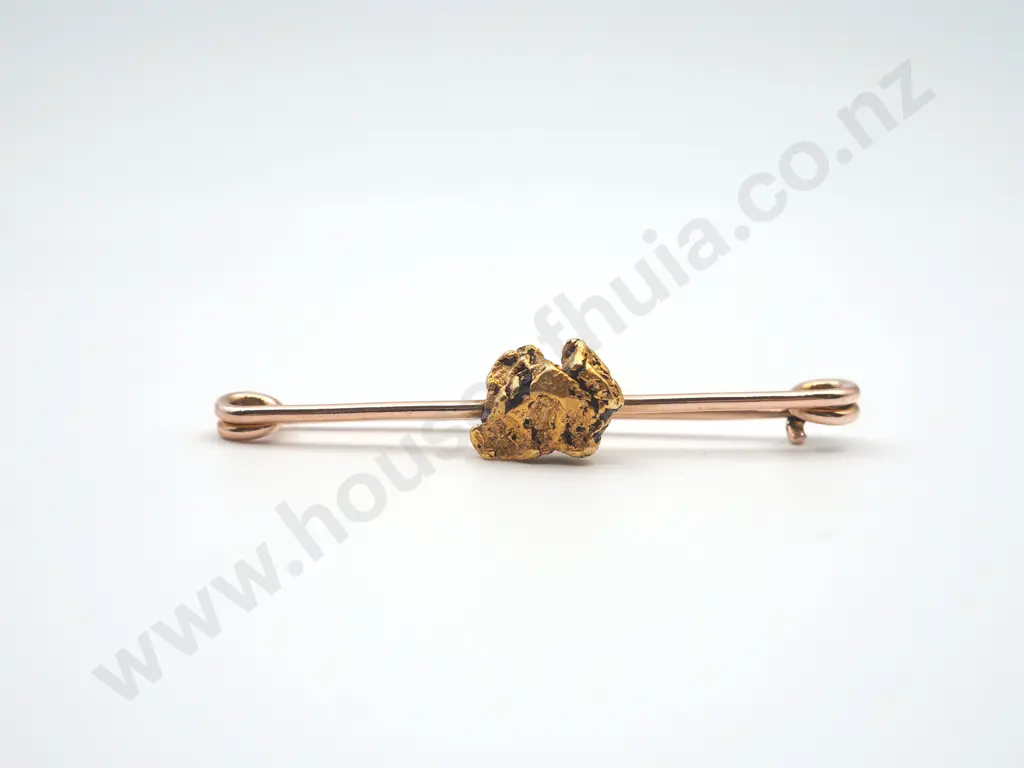 Gold Mining Nugget Brooch Image 1++