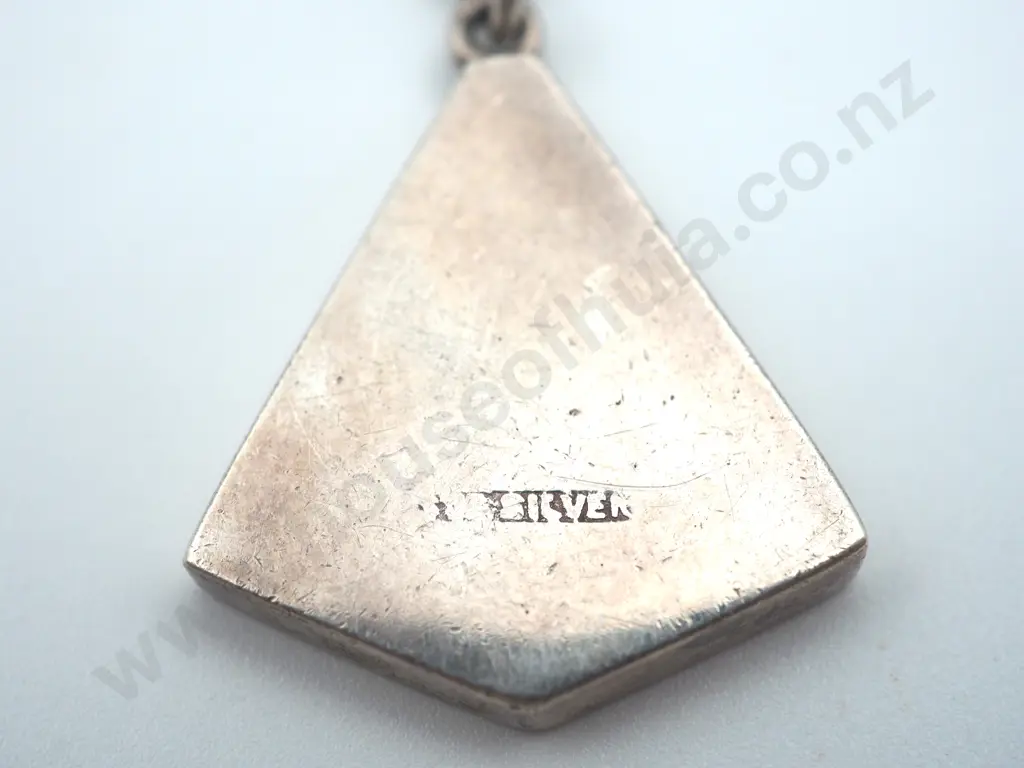 Vintage Paua Sterling Silver Necklace Image 1++